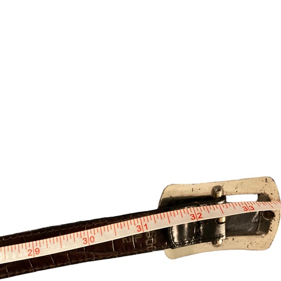 Women’s—Brighton Reversible Black And Brown Belt. Silver Detailing And Buckle. - Picture 13 of 13